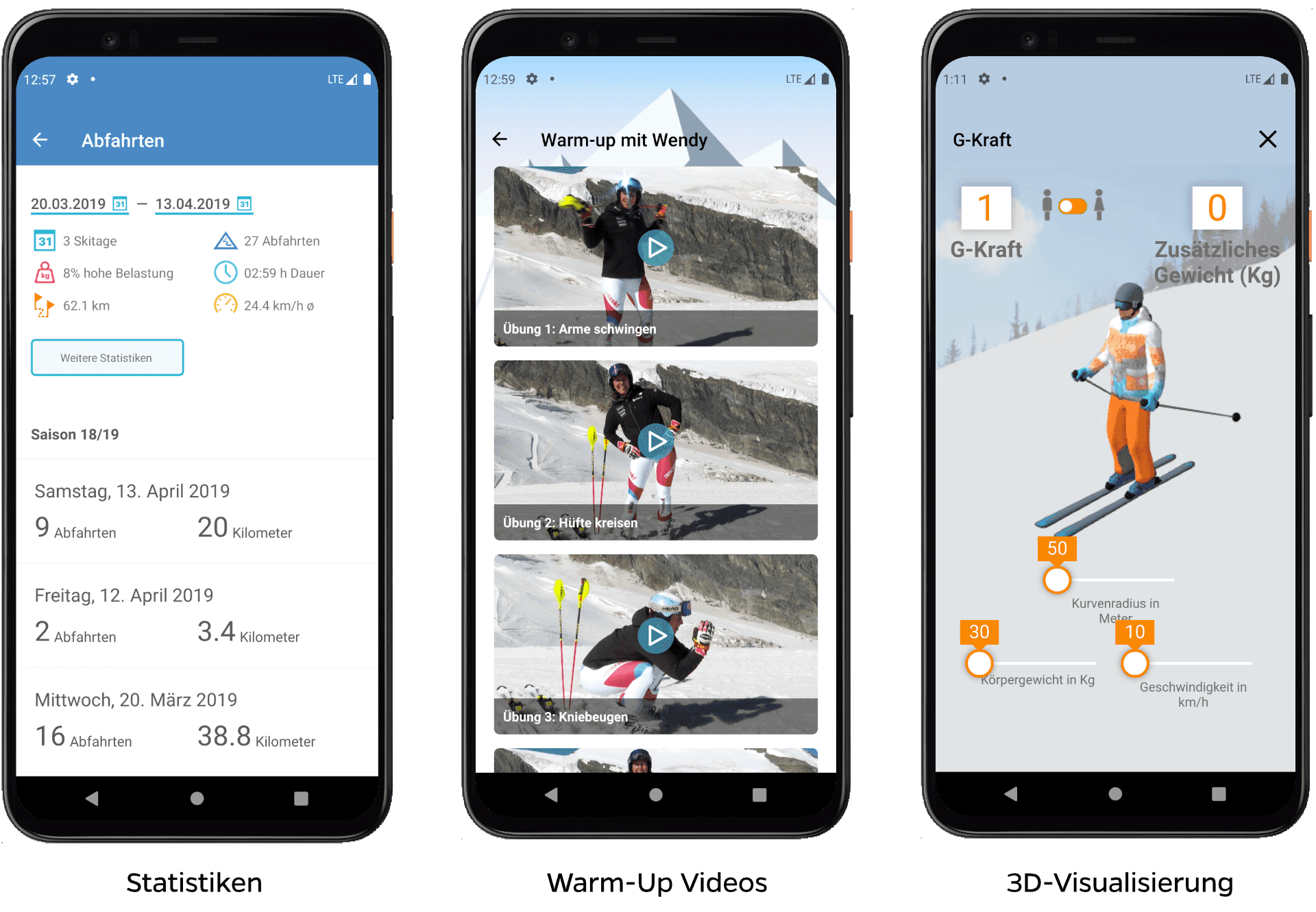 Update der Slope Track App